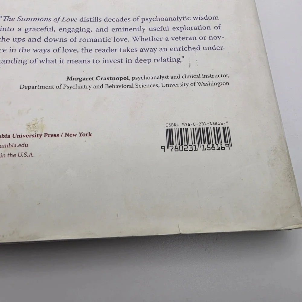 The Summons of Love Hardcover Mari Ruti 9780231158169 2011 Columbia University